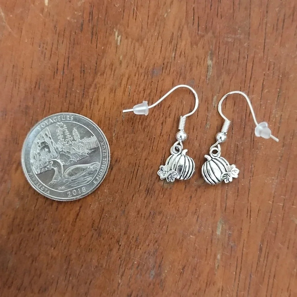 Pumpkin Earrings - Picture 1 of 1